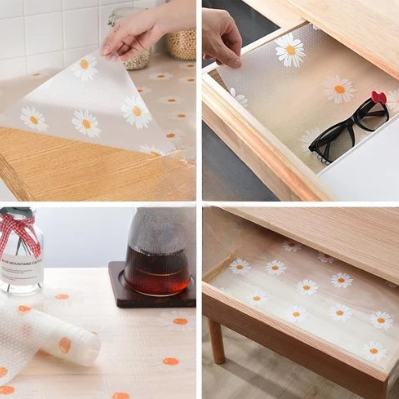 ملفوفة واقية مزخرفة للأدراج والرفوف